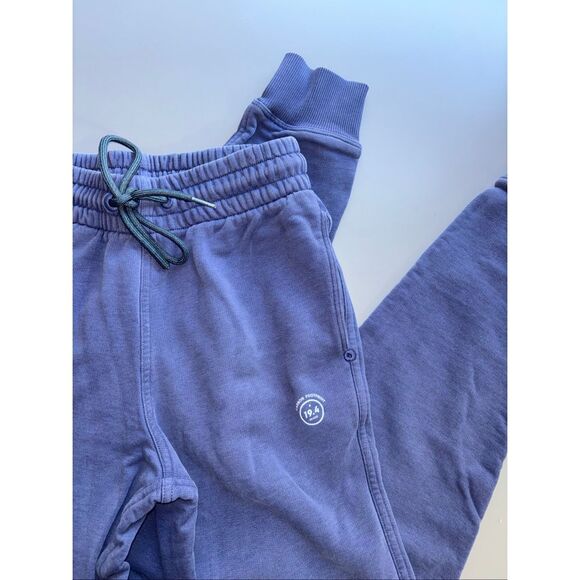 Allbird R&R sweatpants blue size small organic Pima cotton hemp - Picture 9 of 11